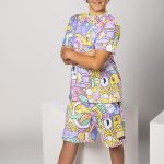 Kiddle (majica & šorc) komplet Color Drop