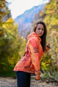 Orange Owl ženski duks Color Drop
