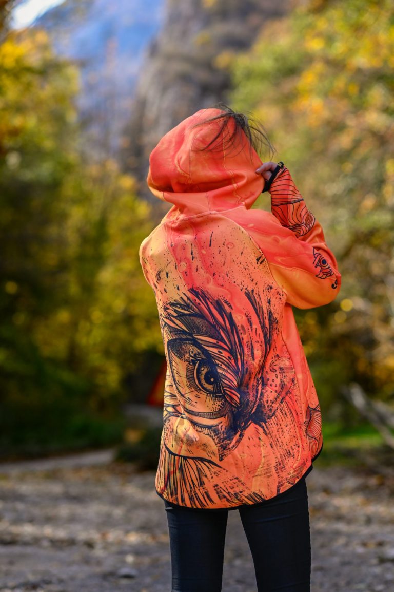 Orange Owl ženski duks Color Drop