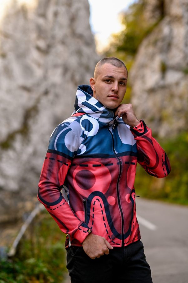 Golub muški duks Color Drop