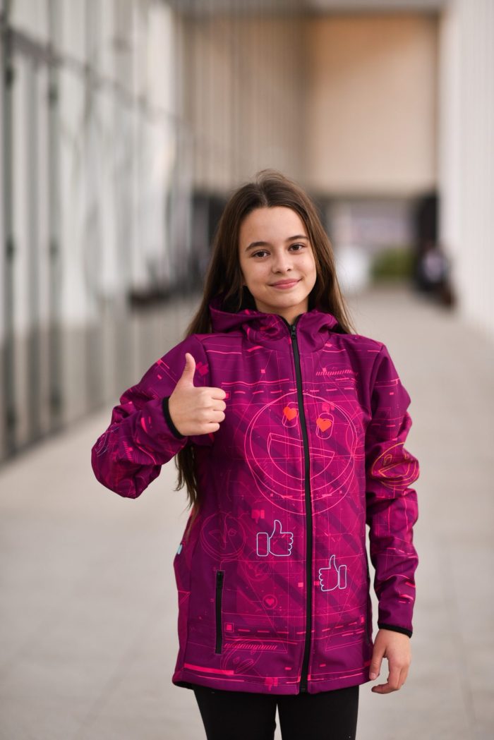 Cybersmile jakna za devojčice